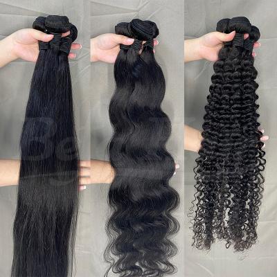 China Befa Hair Grade 12A Hair Bundles Brazilian Silky Straight Wave And Closure , Cuticle Aligned Double Drawn Virgin Hair , Raw Indian Hair Bundles for sale