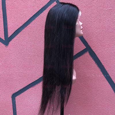 China Silky Straight Wave Perruqu Natural Human Hair Lace Front Wigs For Women Natural Bone Double Hair Wigs Cabello Straight Pulled Pelucas for sale