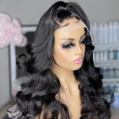 China Hd Brazilian Virgin Human Hair Lace Front Wigs Silky Straight Natural Highlight Lace Front Wigs Highlight Transparent 13X4 Hd for sale