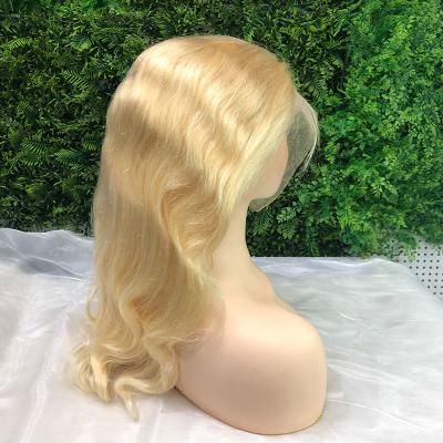 China Body Wave Hd Lace Up Small Knot Lace Front Wig Hair, Virgin Cuticle Aligned Hair Wig, Brazilian Hd 13x6 Lace Headband 613 Wig for sale