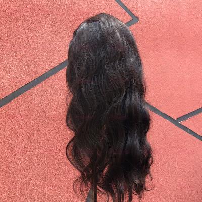 China Custom Glueless Wigs Pelucas 100% Humanas Silky Straight Wave Wigs Body Wave Hair 40 Inch Hair Body Wave Wig Hair for sale