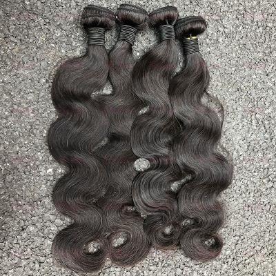 China Cheap 100% Human Hair Bundles Products For Black Women Remi Brazilian Hair Extensions Weave Body Wave Hair for sale