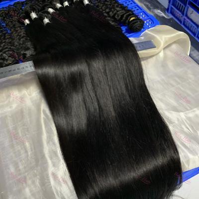 China Wholesale Hair Extension Bundles 100% Brazilian Hair Grade 10a , Raw Cuticle Aligned Silky Straight Hair for sale