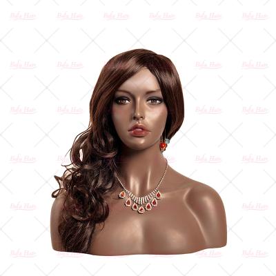 China With Bust Realistic Female Head Female Mannequin Makeup Face Mannequin Wig Head Mannequin With Shoulder For Wigs Display for sale