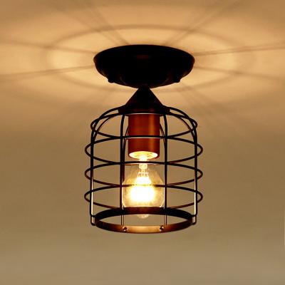 China Outdoor Vintage Loft Mounted Pendant Lights Retro Nordic Industrial Light Hanging Lamp Lighting Home Living Room Kitchen Decoration Shade for sale