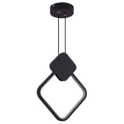 China Hot Sale Modern Simple Black Adjustable Led Pendant Lights For Living Room Bedside Decor Lighting Hanging Chandelier Led for sale