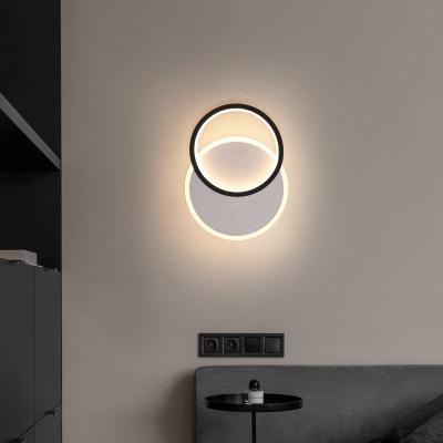 China Modern Round Square Balcony Porch Corridor Aisle LED Ceiling Light Living Room Background Wall Lamp for sale