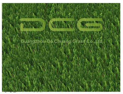 China PE Beautiful Artificial Grass For Pets , Dog Friendly Fake Grass Olive Shape for sale