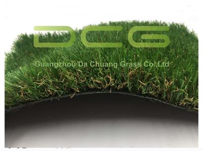 China Rectangle Yarn Soft Artificial Grass For Yard , Synthetic Putting Turf for sale