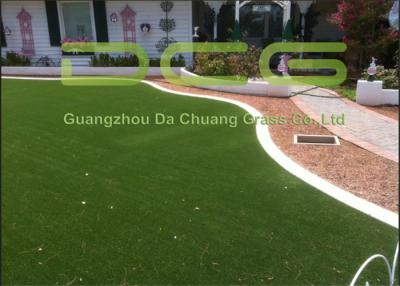 China PE Curl Yarn Artificial Grass Garden / Fake Grass Squares 30mm Pile Height for sale