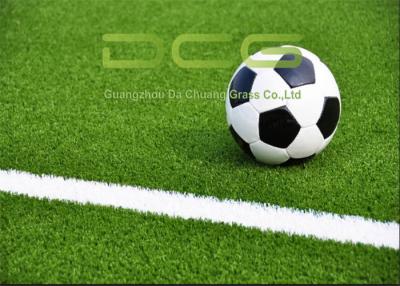 China Common Fibers Rebound Soft Artificial Grass Soccer Field 50 Mm Pile Height for sale