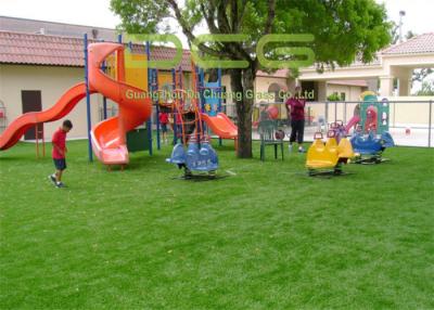 China Outdoor Artificial Grass For Playground , Fake Grass For Playground 30mm Height for sale