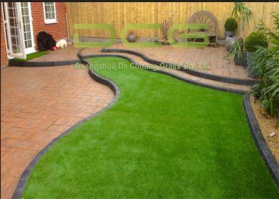 China Durable Comfortable Outdoor Fake Grass 35mm Pile Height With 12000 Dtex for sale