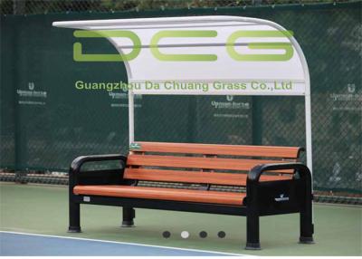 China Durable Outdoor Sports Facilities Tennis Courtside Aluminum Resting Bench for sale