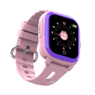 China Hot Sale Guangzhou Lds Process SOS Voice Video Calls 2021 Ip67 Waterproof Android 4G Phone Gps Kids Tracker Smart Watch Df76 for sale