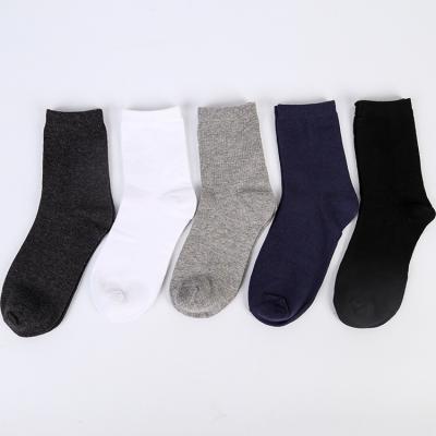 China Antibacterial Men's Spring Solid Color Business Customized Size Grip Factory Direct Cotton Socks for sale