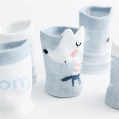 China Newborn Unisex Sports Socks Mesh Breathable Baby Socks Set 0-3Y Baby Kids Cotton for sale