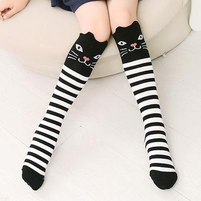 China Girl Athletic Skin Friendly Kids Baby Tights Crew Knee High Breathable Soft Breathable Stocking Socks for sale