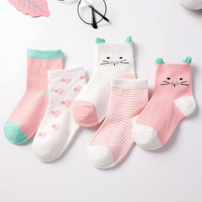 China Sporty Kids Baby Socks Cute Animal Cartoon Pure Cotton Baby Socks Set for sale