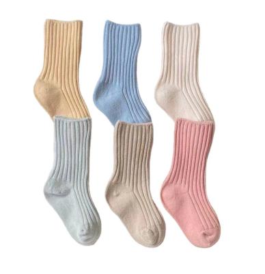 China 0-3yrs Age Toddler Baby Sport Socks Set 3 Pairs Color Baby Kids Single Boy Girl Pure Cotton Socks Set for sale