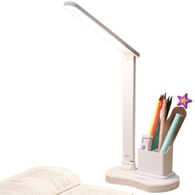 China Modern 2023 The latest blue light free office desk lamp diode extended version adjustable desk lamp with pen holder storage function for sale