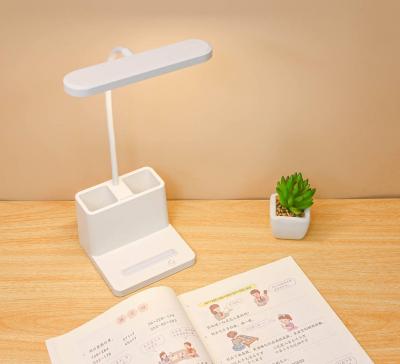 China Plastic High-quality rechargeable pen storage Eye protection desk Bed Led lamp Office reading light for sale