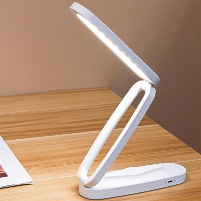 China Modern Foldable rechargeable touch control led bedside reading table lamp with usb port for sale