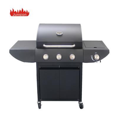 China Easily Assembled Russian Professional Balcony BBQ Gas Grill With Hood And 3 Burner for sale