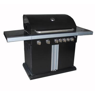 China Wholesale easily assembled portable outdoor garden side beams gas grill BBQ griglia one gas for sale