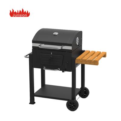 China Easily Collected Wholesale Barbecue Charcoal Parrilla De Carbon Propane Square BBQ Grill Pellet Smoker for sale