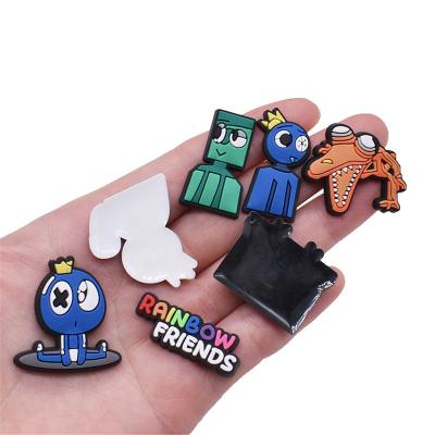 China Shoe Charm Fashion Cartoon Charms Custom Clog PVC Shoe Lace Decoration 2023 New Croc Charms Wholesale Custom Seller Manufacturer for sale