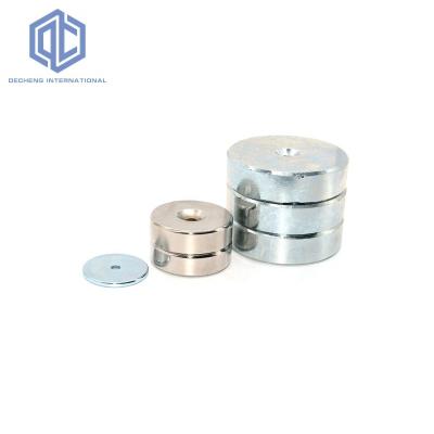 China Industrial Magnet Block Neodymium Magnet With Hole For Motor for sale