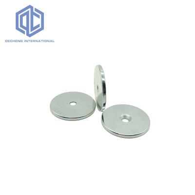 China Strong Industrial Magnet Countersunk Hole NdFeB Magnet for sale