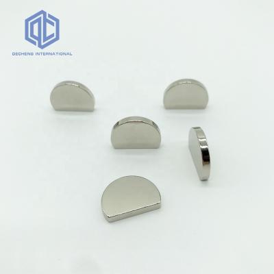 China Industrial Magnet Semicircle Customized Shape Neodymium Magnet Super Strong Magnet Half Round Magnet for sale