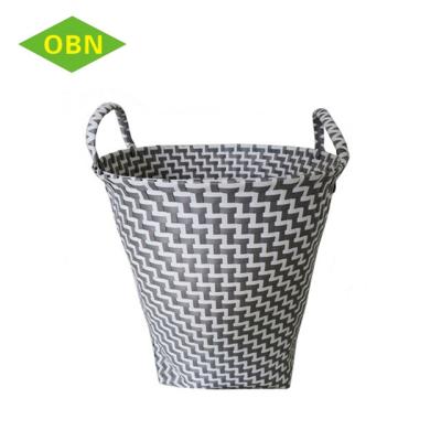 China Handles Plastic Laundry Hamper PP Dirty Clothes Hamper for sale