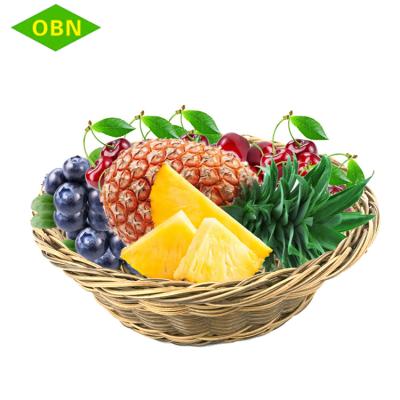 China Commercial Storage Handmade Decorative Sustainable Round PP Fruit Basket for sale