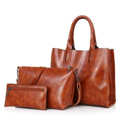 China Fashion luxury leather women's handbag can hold large capacity computer for sale