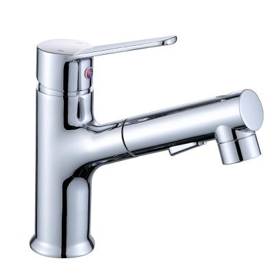 China High Quality Simple Sense Faucets New Design Handle Bathroom Basin Faucet Sink Accessories Pull Down Faucet for sale