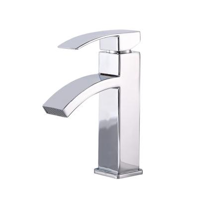 China Sense Faucets 2022 High End Bathroom Square Basin Hot And Cold Water Faucet Mixing Water for sale