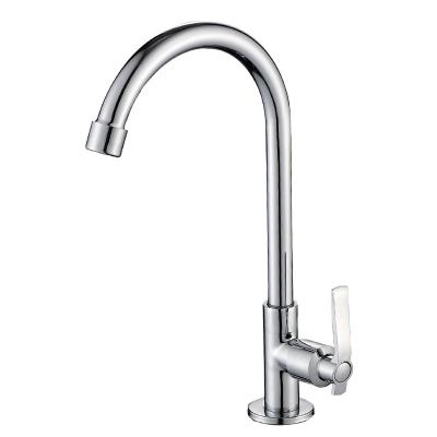 China Good Price OEM Sense Faucets Kitchen Sink Single Hole Cold Water Kitchen Faucet Countertop Faucet for sale