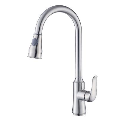 China Good Quality Sense Faucets Sports Pull Out Kitchen Faucet Stainless Steel Faucet Kitchen Sink Faucet for sale