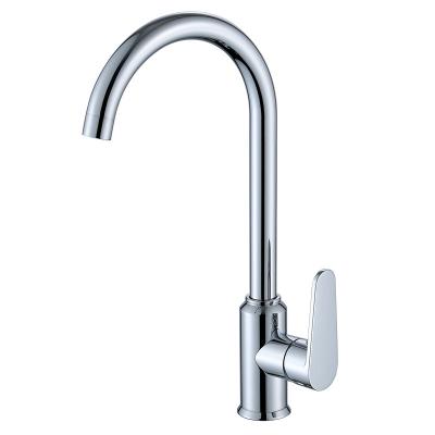 China 304 Stainless Steel Modern Kitchen Hot And Cold Household Faucet Rotating Faucet for sale