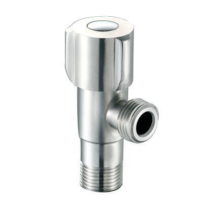 China 304 stainless steel angle valve water shut off valve thickened 4 point cold and hot angle valve SUS0131 for sale