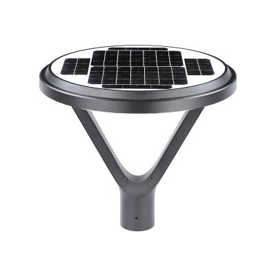 China Wholesale Garden For Garden Cover 20w Outdoor Waterproof Round Panel Solar Powered Garden Lights for sale