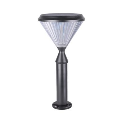 China Outdoor Durable High Brightness Yard Garden Material Soft No No Glare Warm White Led Solar Garden Lamp for sale