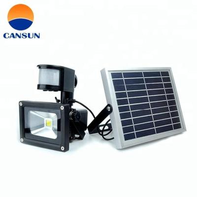 China Garden Security 30w Outdoor Illuminated Solar Motion Sensor Rechargeable Li-battery COB Led Light for sale