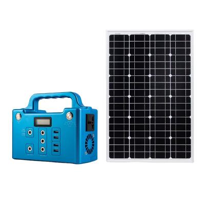 China Home Fashionable Car Refrigerate Computer Audio Mobile Phone AC110V/220V Output Solar Charger 160W Power Station Generator for sale