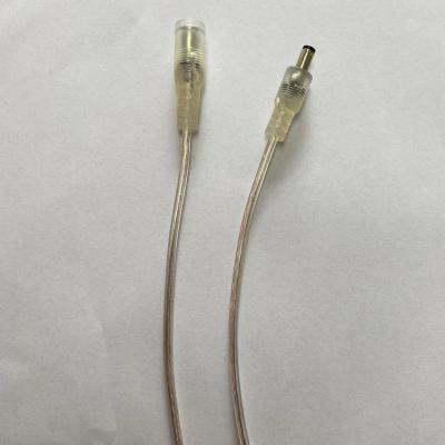 China Garden Transparent DC Female And Male Connector Wire for sale