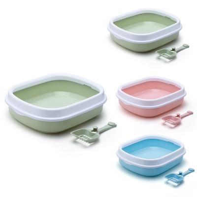 China Popular Best Selling Cat Product Self-Cleaning Cat Toilet Large Space Open Cat Litter for sale