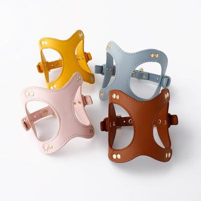 China Personalized Harness Set Dog Poop Bag Quality Designer Dog Harness and Collar Leash Wholesale Handmade Leather Pet Dog Waterproof Custom Logo for sale